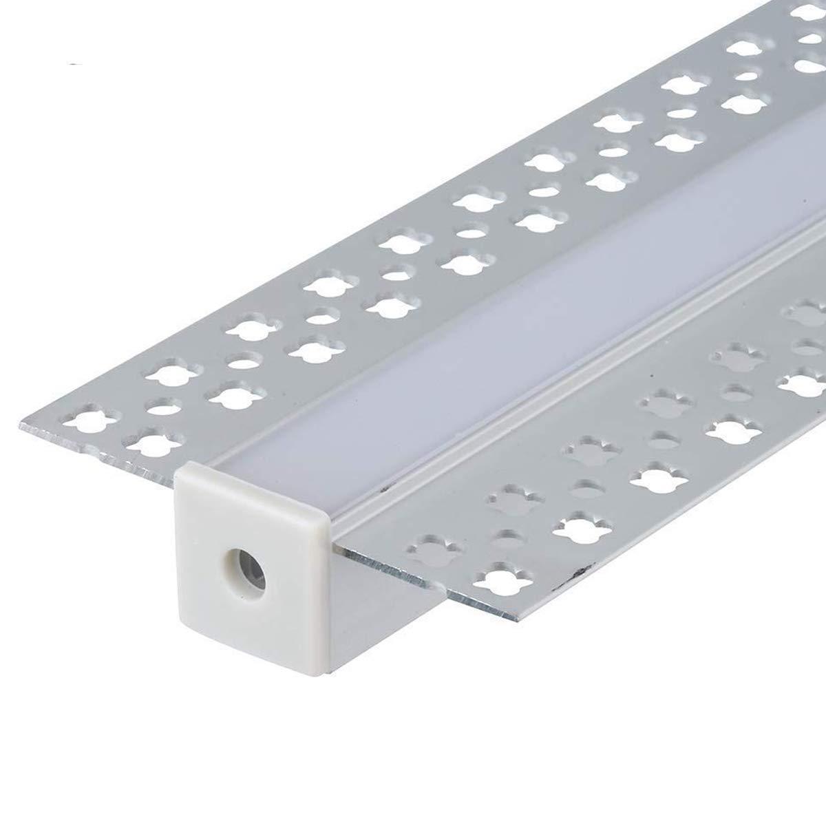 Aluminum Extrusion Profile Trimless Led Profile Gypsum Strip Led Channel Recessed Drywall Led Aluminum Profile For Ceiling Wall