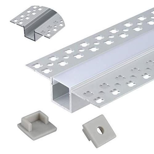 Aluminum Extrusion Profile Trimless Led Profile Gypsum Strip Led Channel Recessed Drywall Led Aluminum Profile For Ceiling Wall