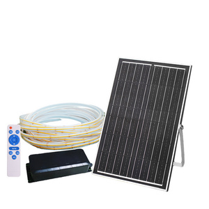 Solar Strip Light Led Home Garden Outdoor Powered Christmas Party Neon Led Lights Flexible Soft Solar Strip Light