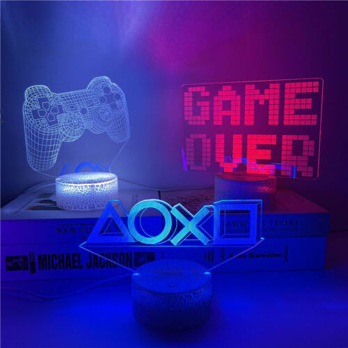 Hot Sale Creative 7 Colors Touch Acrylic Sheet Clear Cast For Led Light 3d Led Night Light Holder Lamp Base Aa Battery