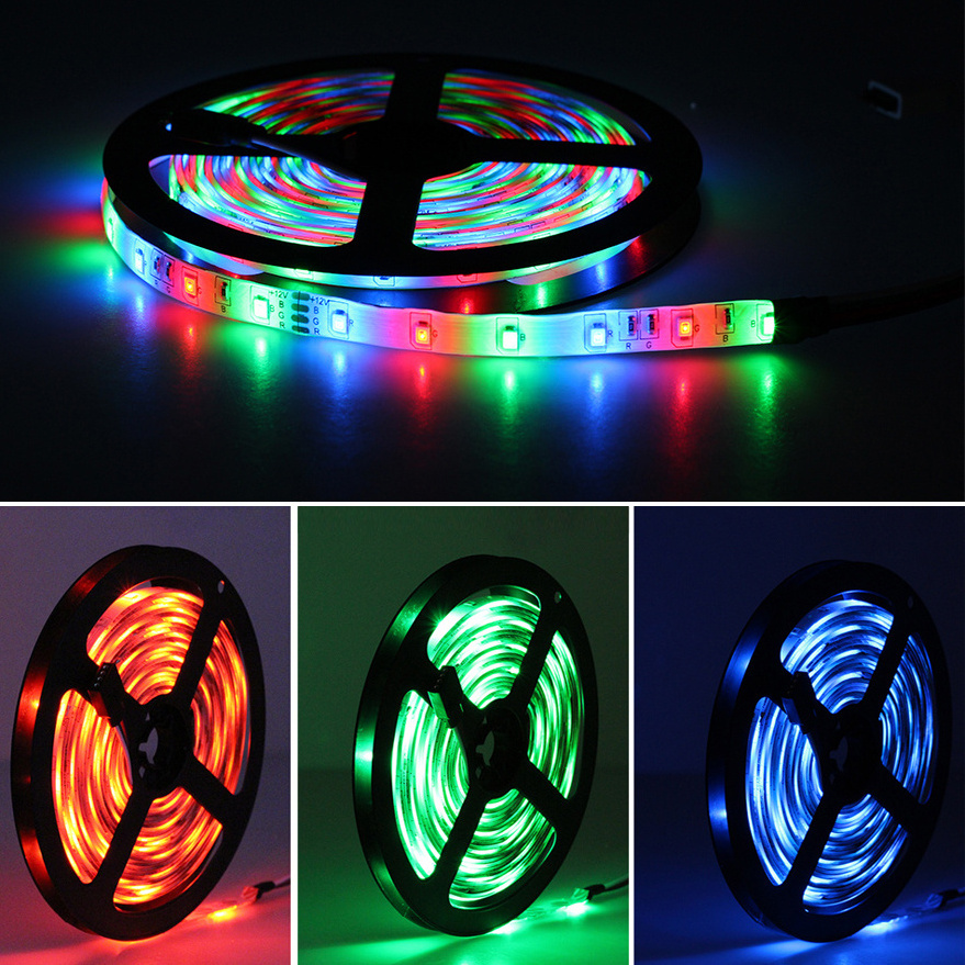 Magic DC12V RGB Flexible Waterproof Outdoor LED Strip 2835 SMD IP65 LED Strips Lights with LED Driver