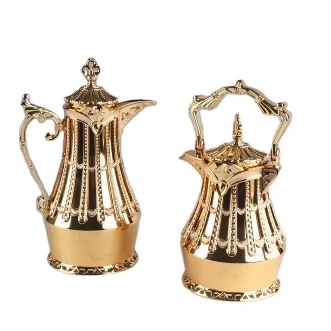 Arabic style coffee pot cup set Turkish coffee flask with glass liner High quality thermal coffee pot