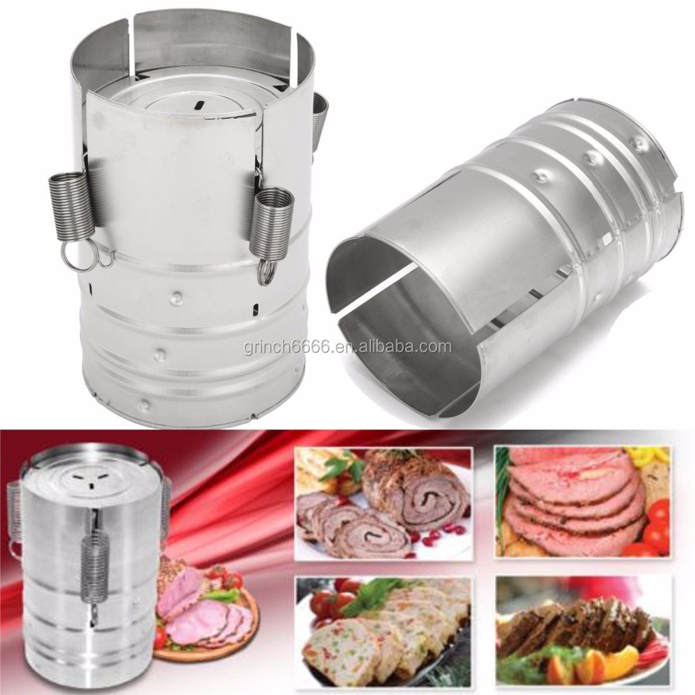 2024 Stainless steel Meat Press Ham Maker Stainless Steel Pressure Meat Press Ham Tools Meat Fish Poultry Seafood Helper