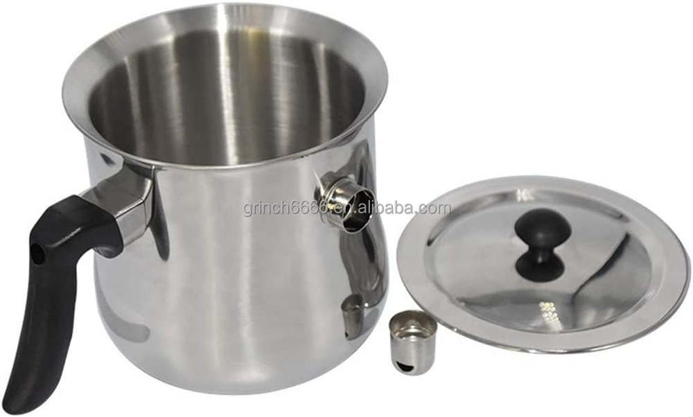 milk pot milk can stainless steel milk warmer pot