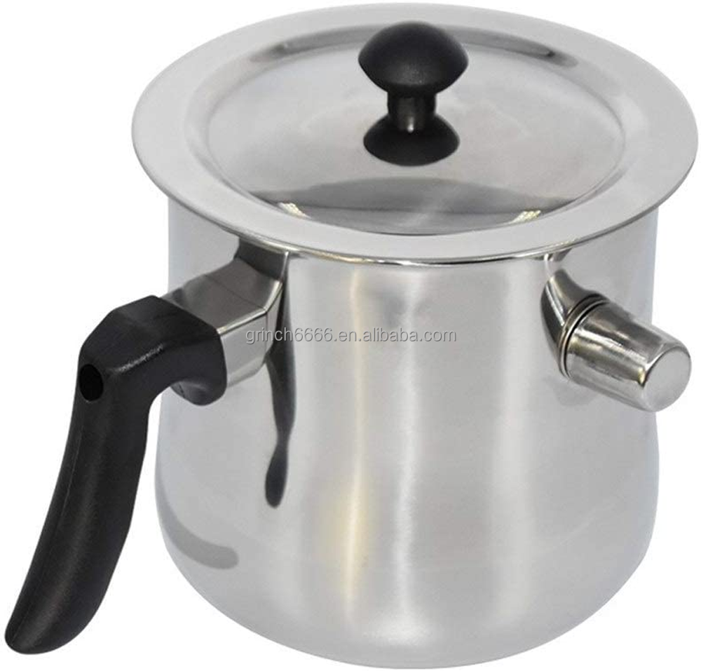 milk pot milk can stainless steel milk warmer pot