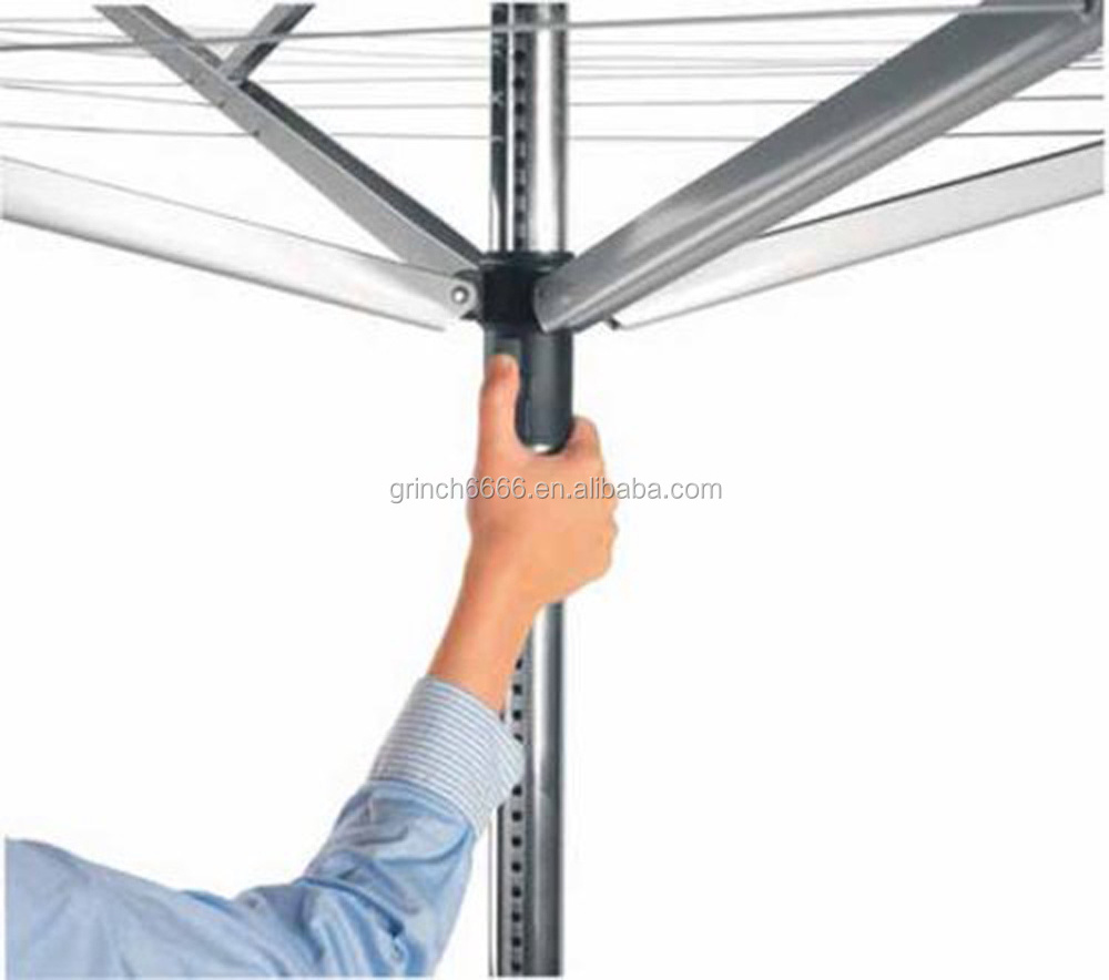 Rotary Airer Washing Line with 45 mm Metal Soil Spear