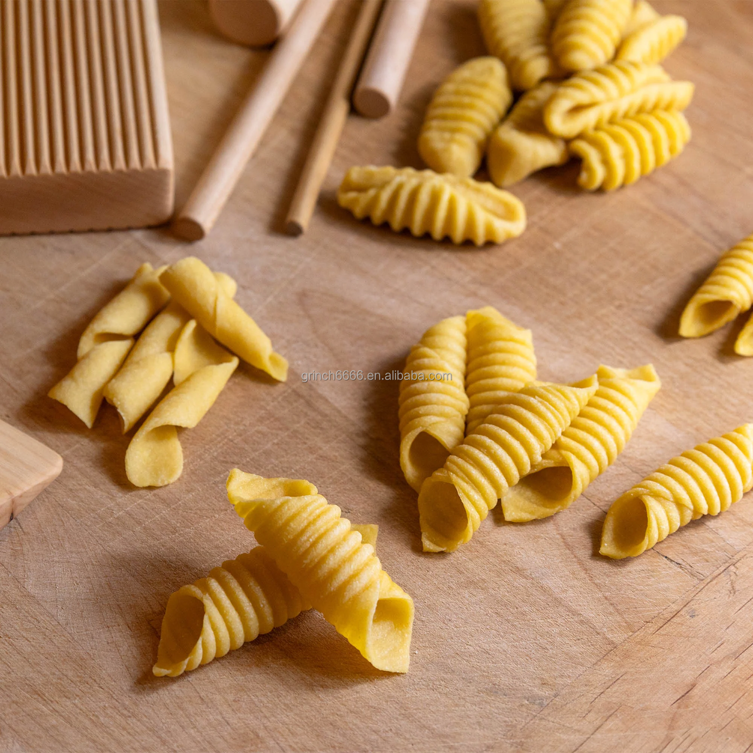 Wood Pasta Board Set Wooden trofie capunti malloreddus Maker fresh pasta garganelli rigatoni reggiano macaroni gnocchi Board