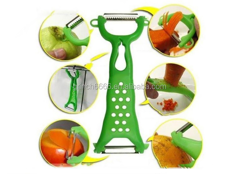 Multifunctional Vegetable Fruit Peeler Potato Masher Grater Stainless Steel Vegetable Fruit Peel Kitchen Tools