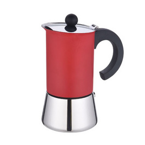 coffee maker Espresso Coffee Pots stainless steel Moka Pot Induction Stovetop Coffee Maker Stainless Steel Moka Pot