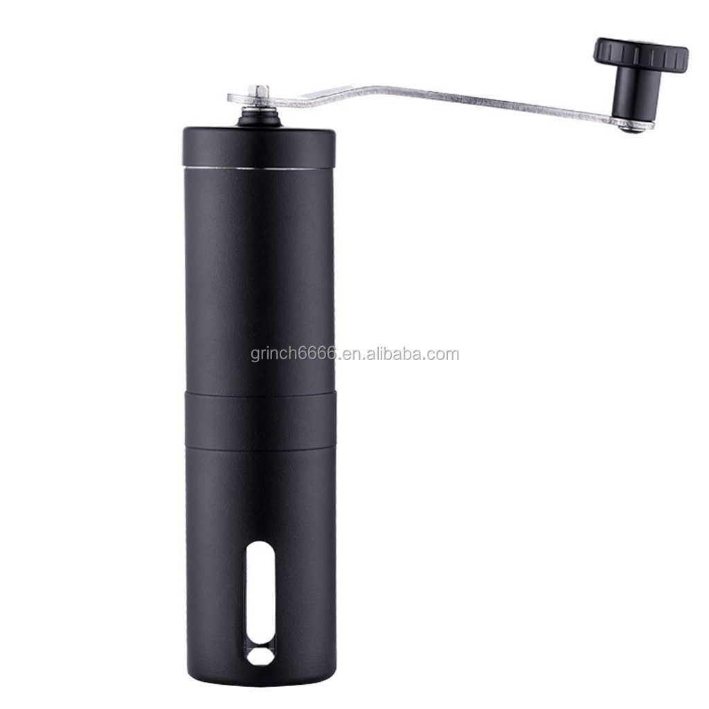 Black Coffee Grinder Mini Stainless Steel Hand Manual Coffee Grinder