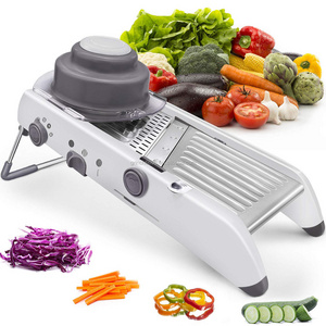 Professional Multifunctional Adjustable Mandoline Slicer  Stainless Steel Vegetable Julienner Premium Onion Tomato Slicer