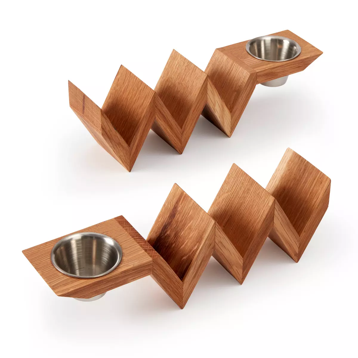 Cellar Section Server Bowl Oyster appetiser tray with dipping sauce bowls Natural Wood Serving Platter dipping plate set