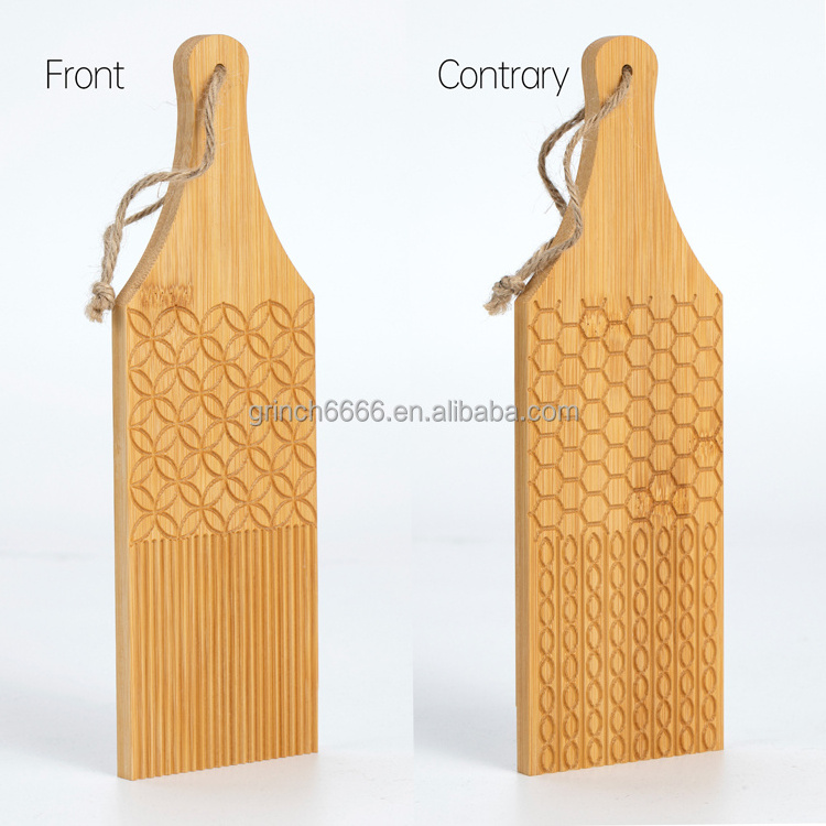 Combo Gnocchi Board Pasta Garganelli Board and Gnocchi Stripper Spaghetti Macaroni Pasta Board Bamboo Cavatelli Pasta Maker