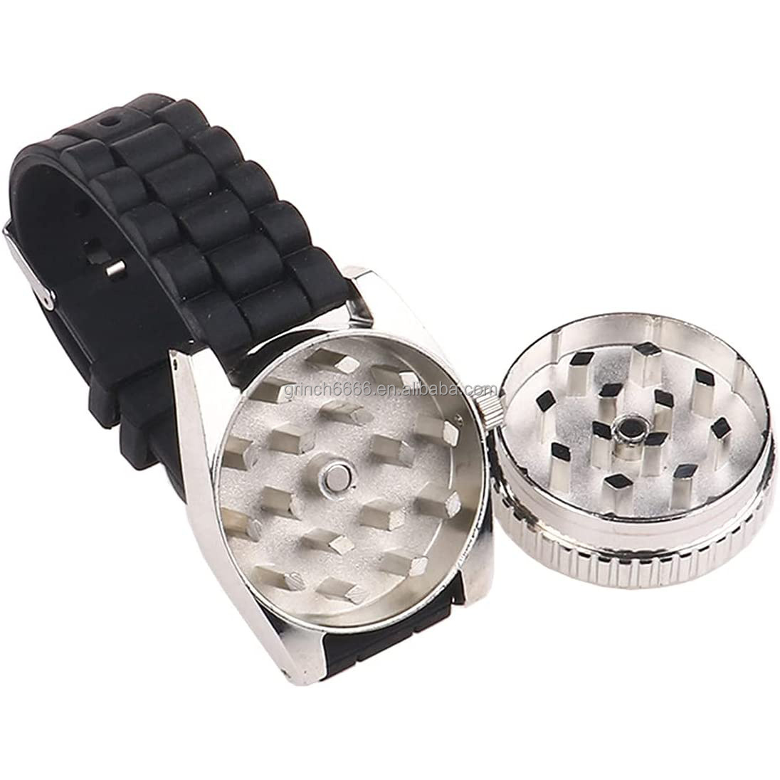 Zinc Alloy watch grinders crusher herb grinder watches for Men and Women