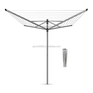 Rotary Airer Washing Line with 45 mm Metal Soil Spear