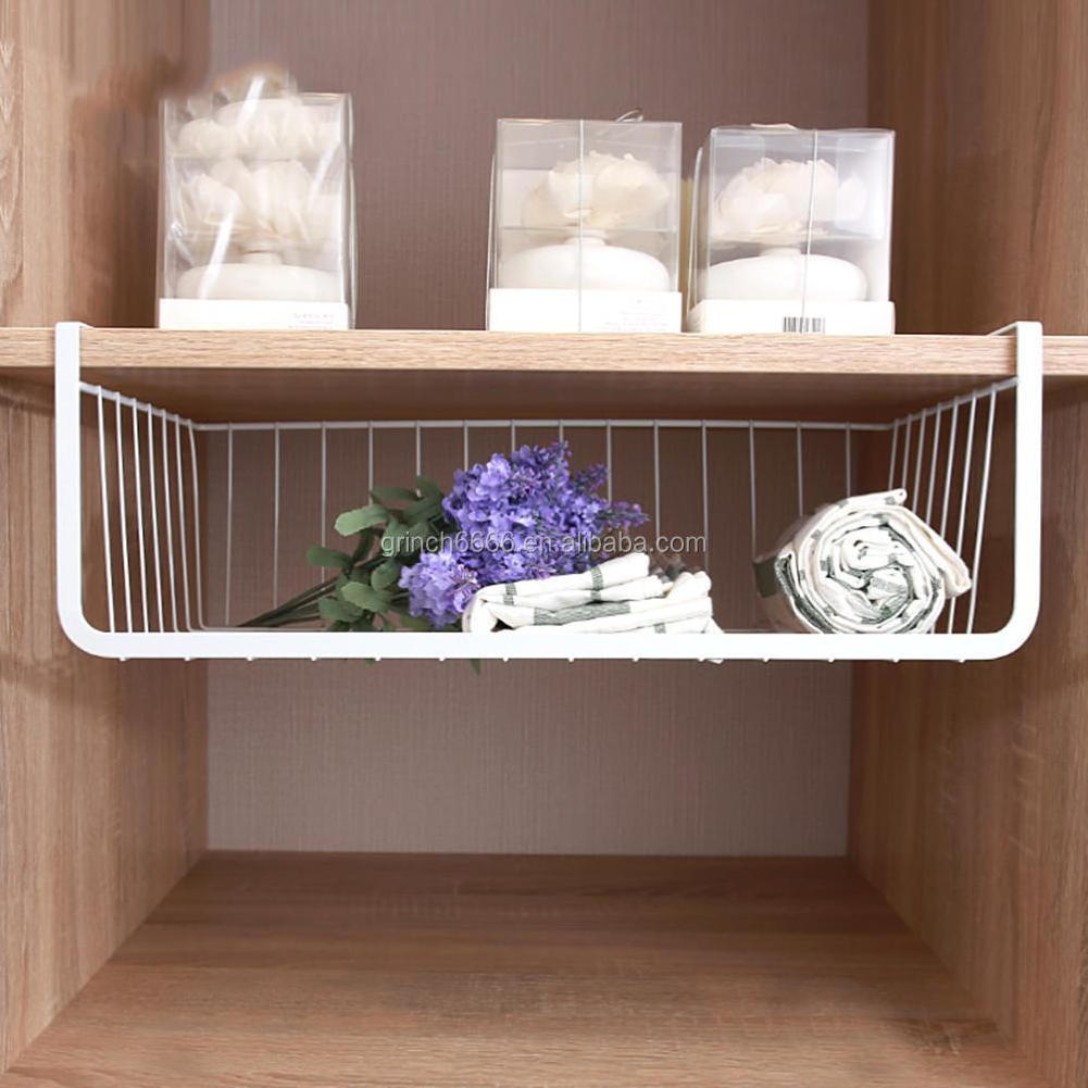 Refrigerator Storage Basket Kitchen Multifunctional Storage Rack Under Cabinet Storage Shelf Basket