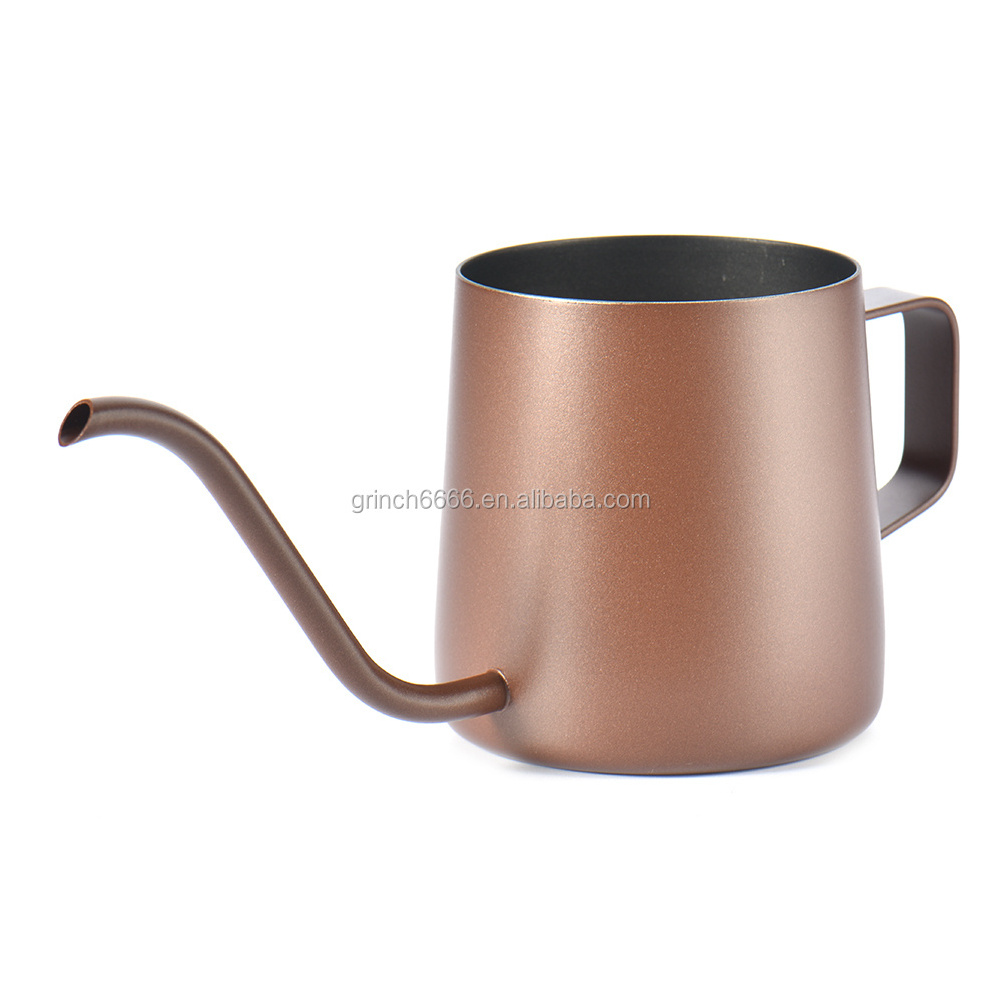 Hanging Ear Type Hand Drip Coffee Pot Stainless Steel Goose neck Coffee Pot Long Spout Coffee Kettle