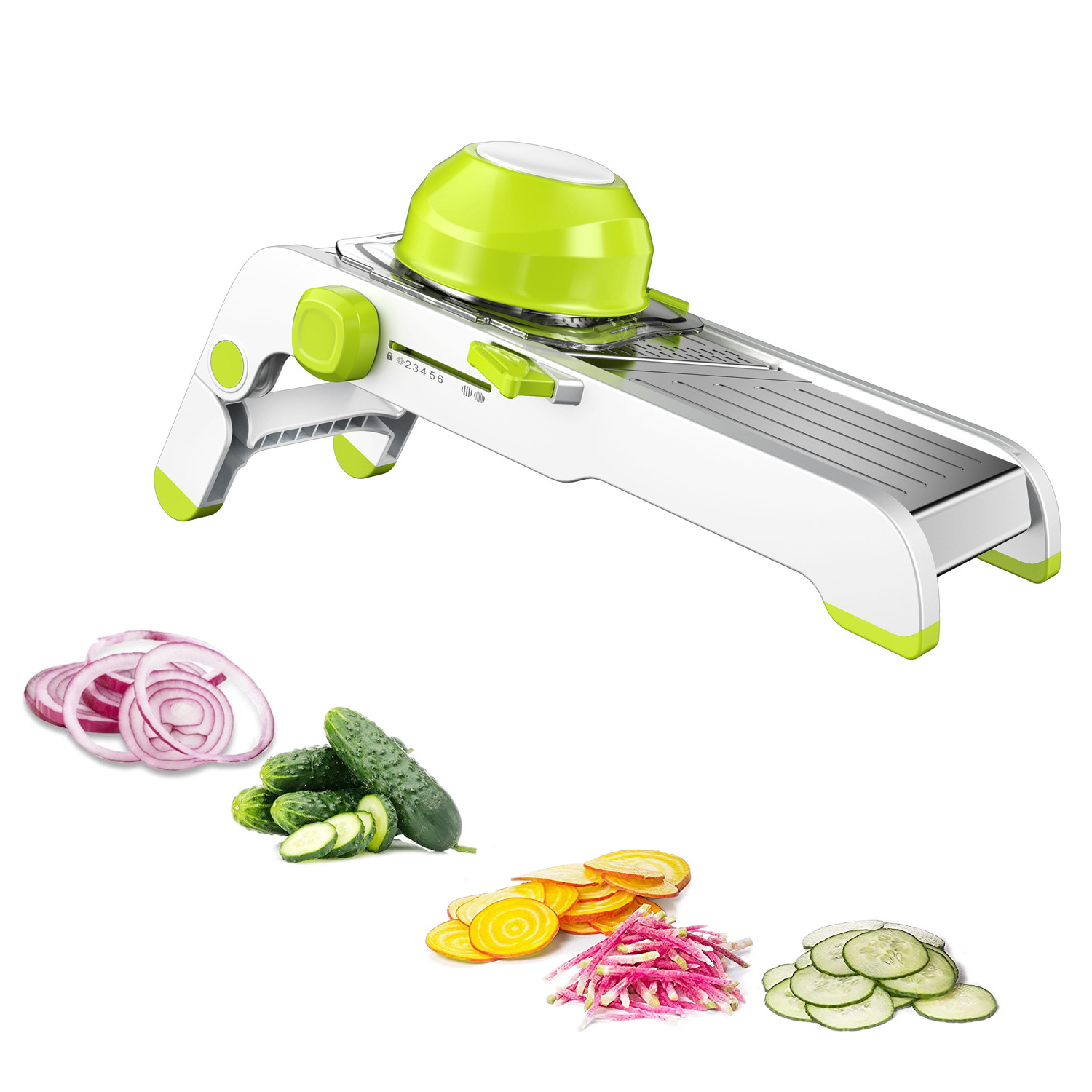 New Style  kitchen equipment Mandoline Slicer Manual Vegetable Cutter Professional Mandolin with Adjustable Cutter