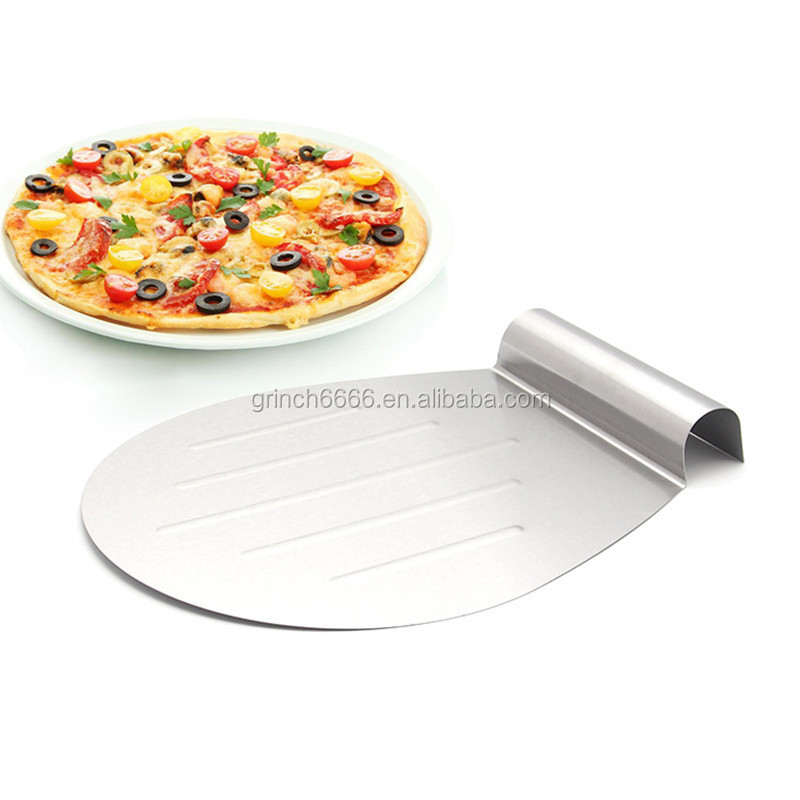 2024 Baking Tools Stainless Steel Transfer Cake Tray Moving Plate Bread Pizza Cake Lifter Shovel Bakeware Pastry Scraper