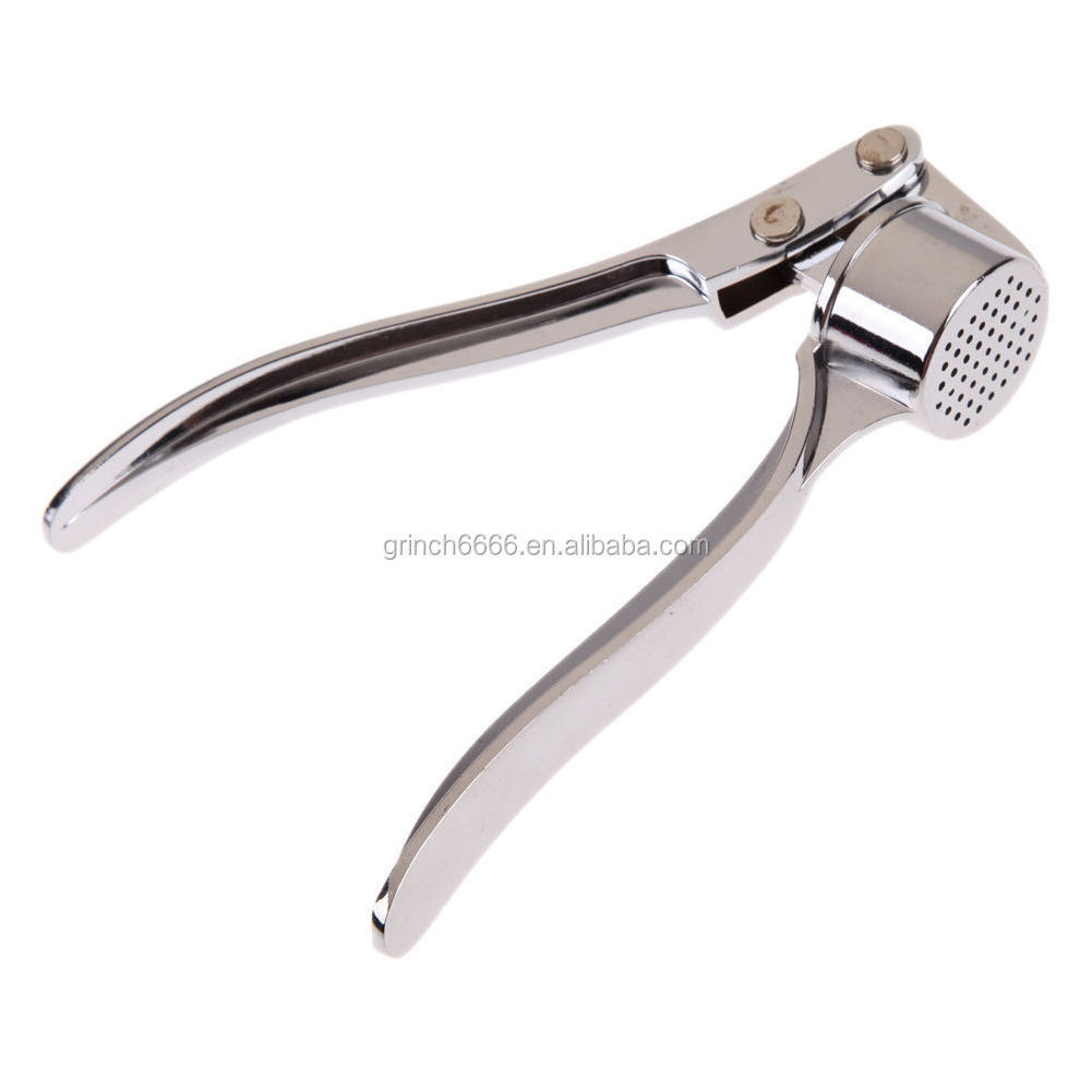 Stainless Steel Home Kitchen Mincer Tool Garlic Press Crusher Squeezer Masher