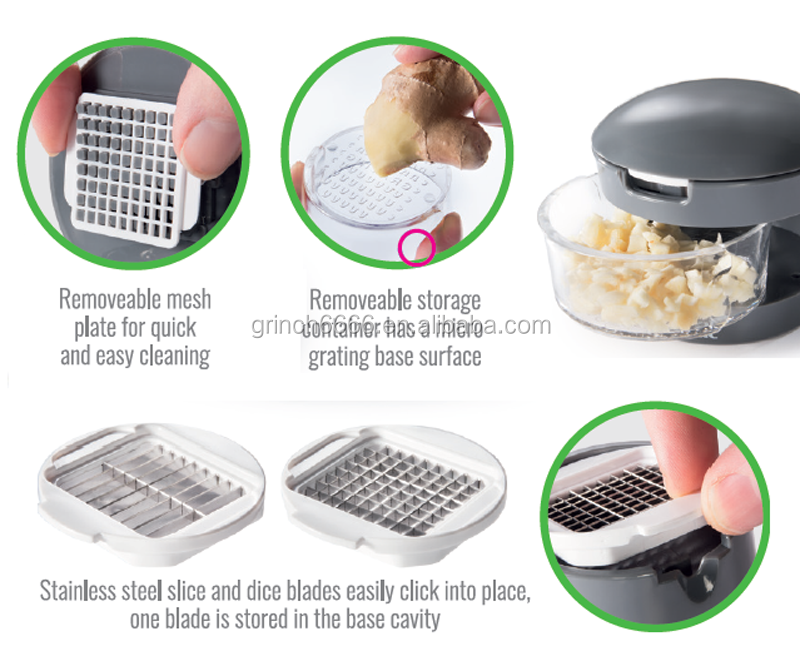 Garlic Chopper Press Garlic Slicer and Dicer