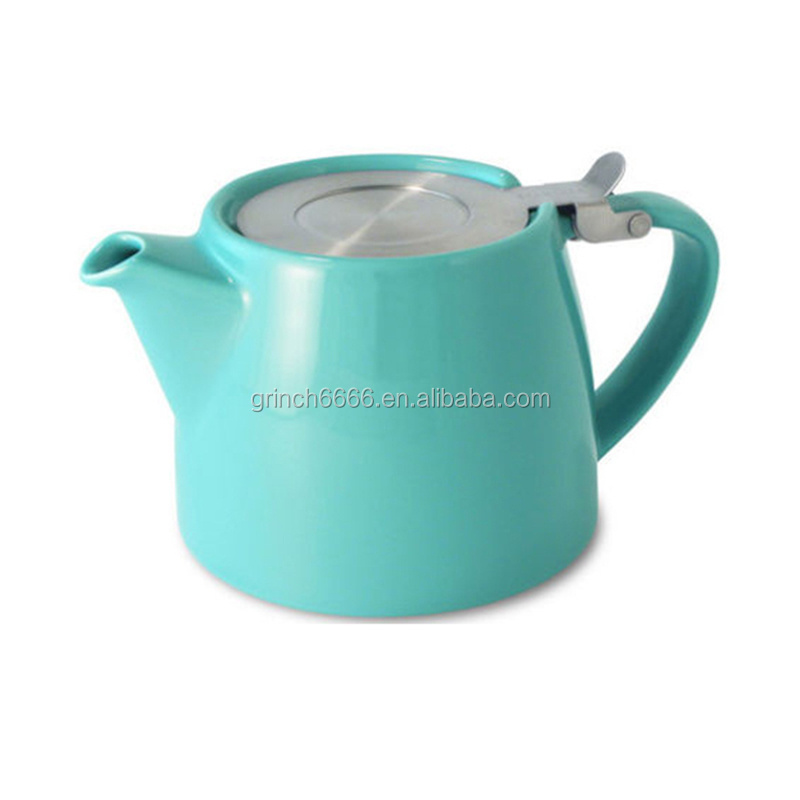 mini teapot with stainless lid stump shape ceramic tea pot Gift packaging green tea ceramic teapots porcelain Nice Design teapot