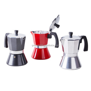 OEM Cafetera Stovetop Espresso Coffee maker Mocha Maker Aluminum Mokapot Coffee Moka Pot Moka Stovetop Espresso Maker