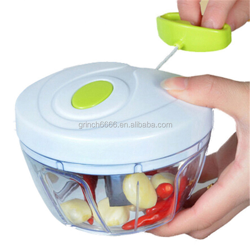 Multifunction Magic Pull Chopper High Speedy Vegetable Chopper Fruit Twist Shredder Manual Meat Grinder Chopper Garlic Cutter