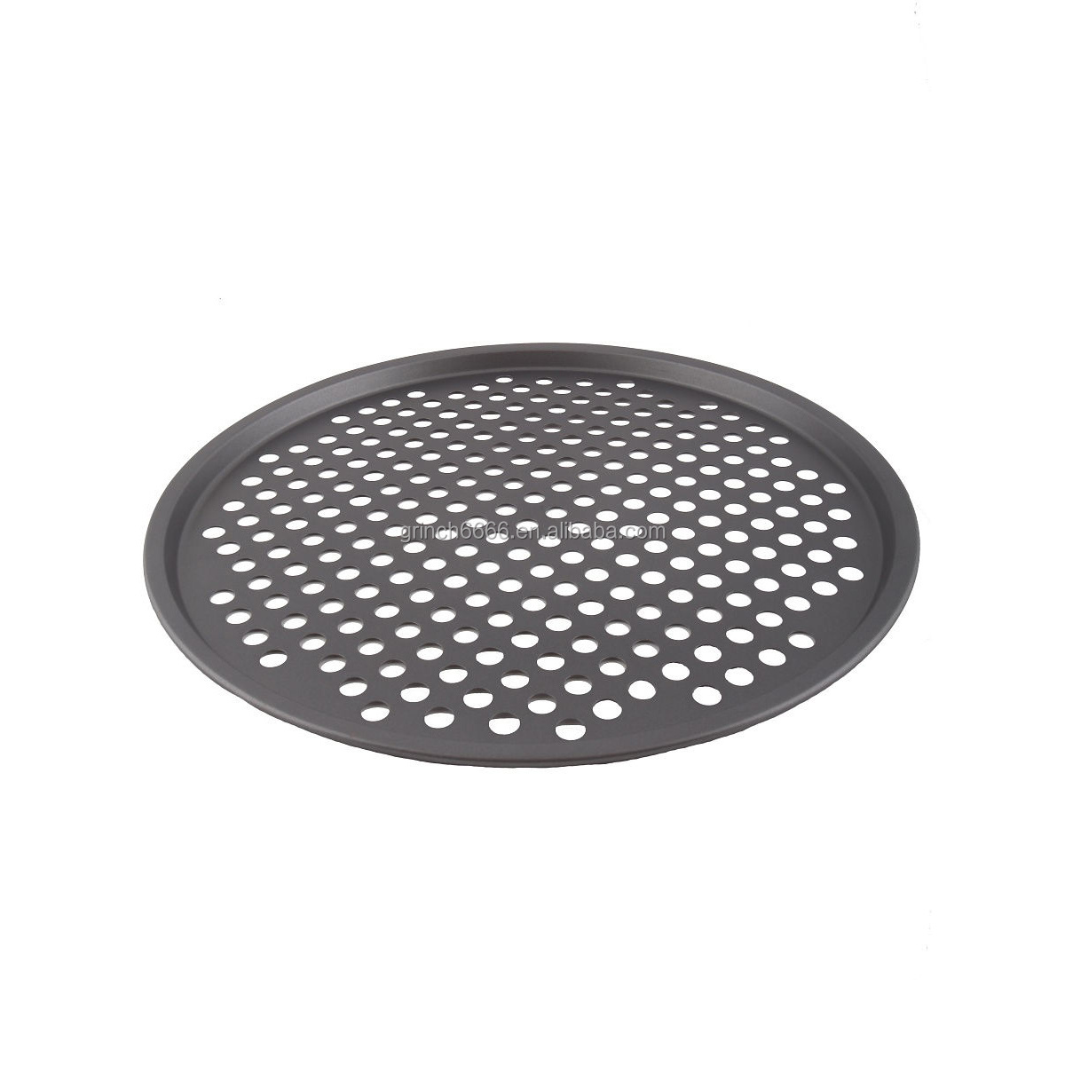 Restaurant Pizza Baking Tray with Holes Non Stick Perforated Pizza Pan Set Carbon Steel Easy Clean Cooking Spatula Cake Mold