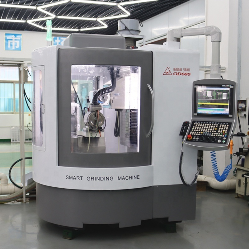 QD680 Six axis CNC Tool Grinding Machine for End mill making digital controlling grinder