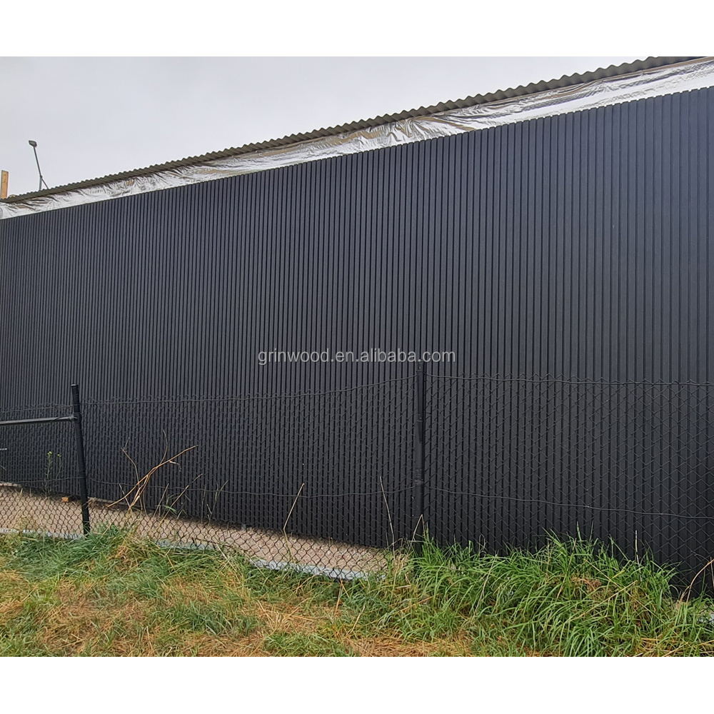 Cladding panels exterior wall roofing/ceiling wpc fluted wall panel plastic timber composite facade fluted wall panel