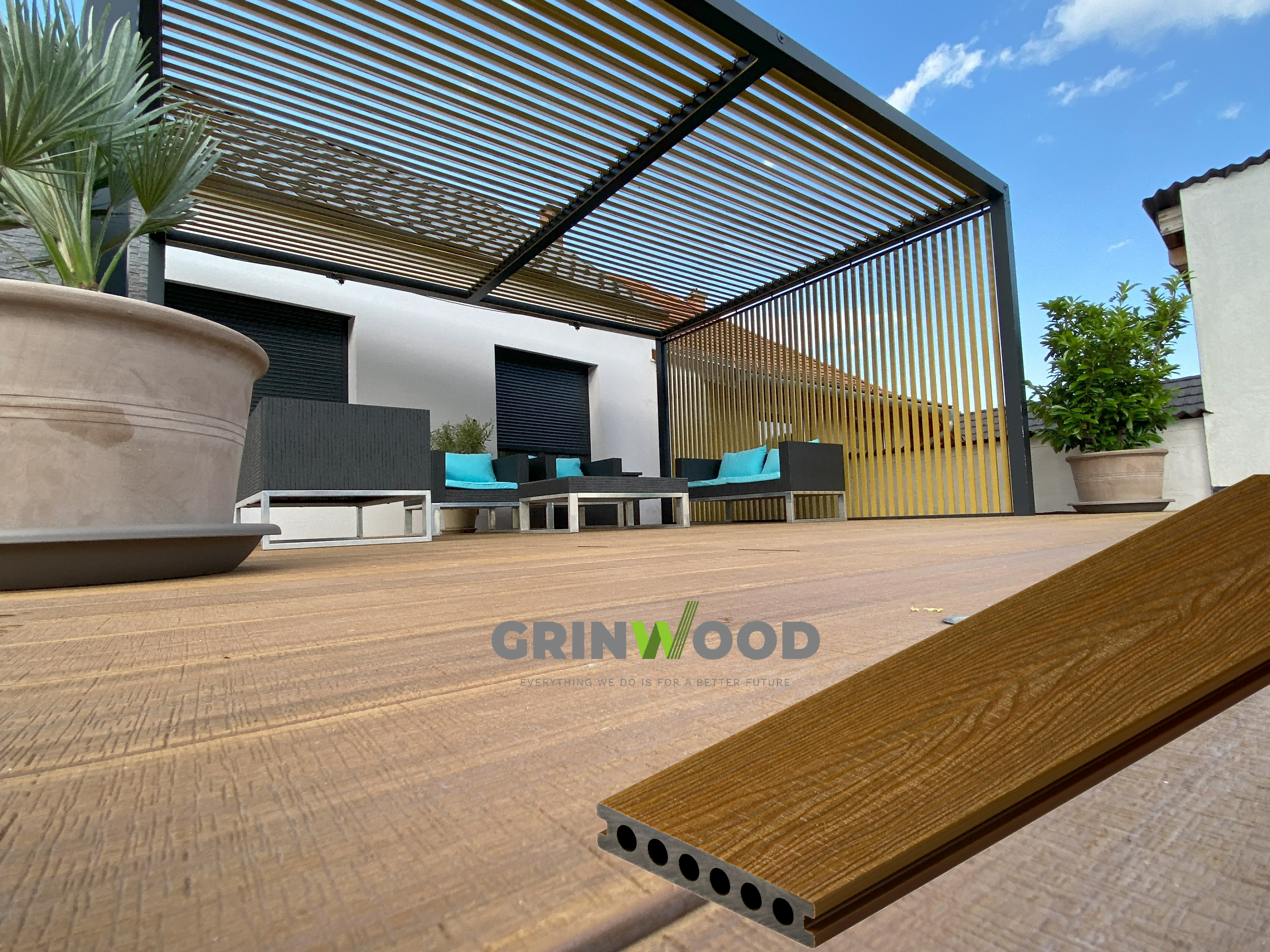 Outdoor Terrasse Wpc Decking Boards Wood Plastic Composite Decking WPC Waterproof Terrasse Outdoor