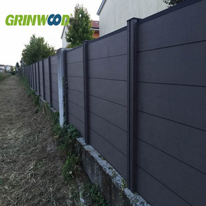 water-proof wood plastic composite wpc fence/garden fence/European standard fence