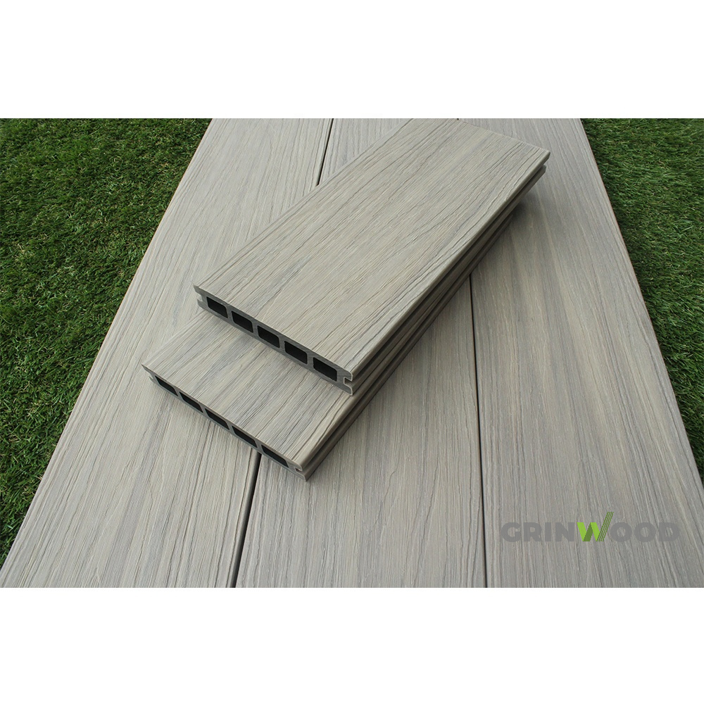 Wood Plastic Composite(WPC) Decking Boards Recyclable Wood Texture Pest Resistant Wpc Decking Accessories