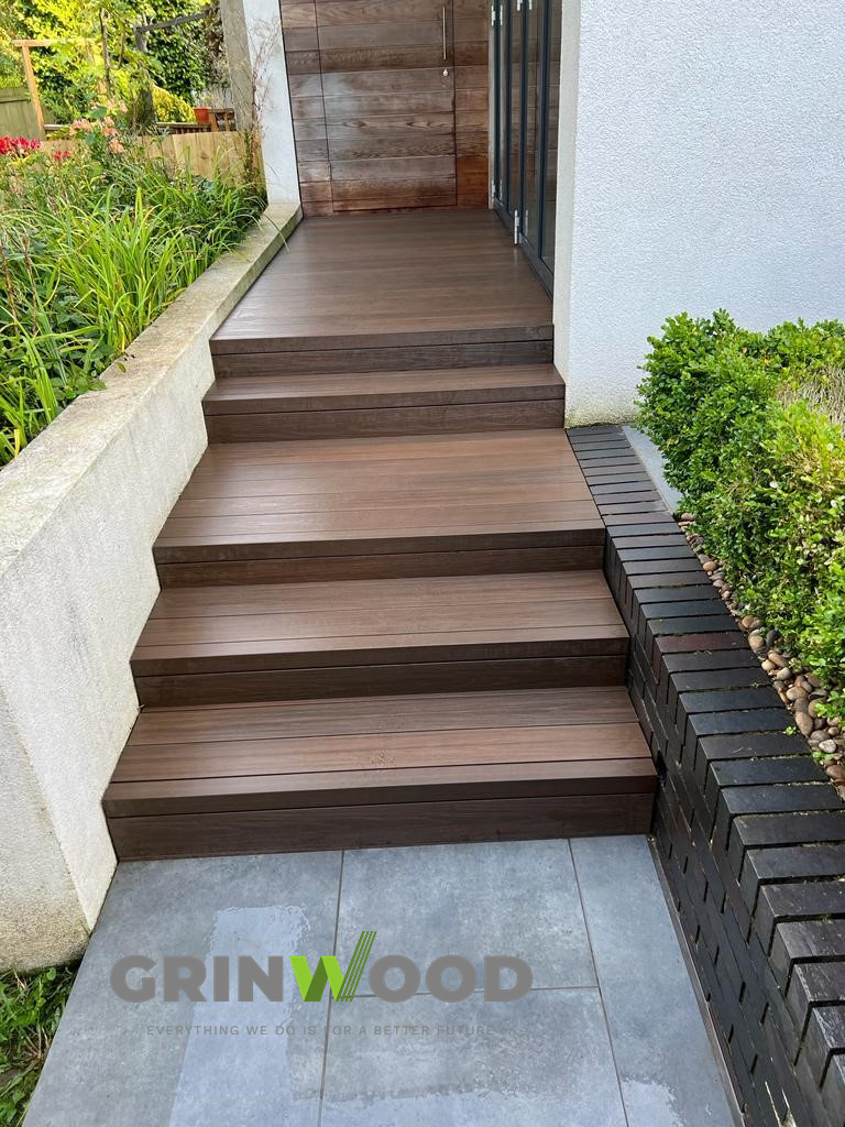 Wpc Raw Material Hardwood Lumber Wpc Decking Outdoor Wood Texture Flooring Cheap Price