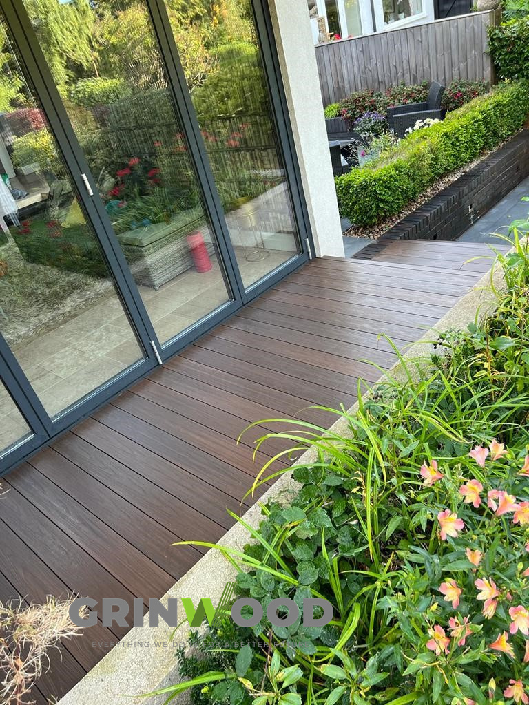 Wpc Raw Material Hardwood Lumber Wpc Decking Outdoor Wood Texture Flooring Cheap Price