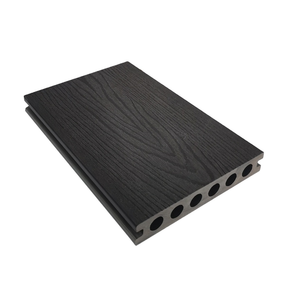 Fair Price Wpcdecking Terrasse Deep Embossed Wpc Decking Exterior Composite Panel Wood For Outdoor Garden Made in China