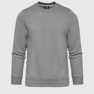 LIGHT GREY MERINO CREW NECK, ELBOW PATCH - STENSTROMS BELLA CANVAS SPONGE FLEECE HEATHER GRAY SWEATSHIRT PULLOVER SWEAT SHIRTS