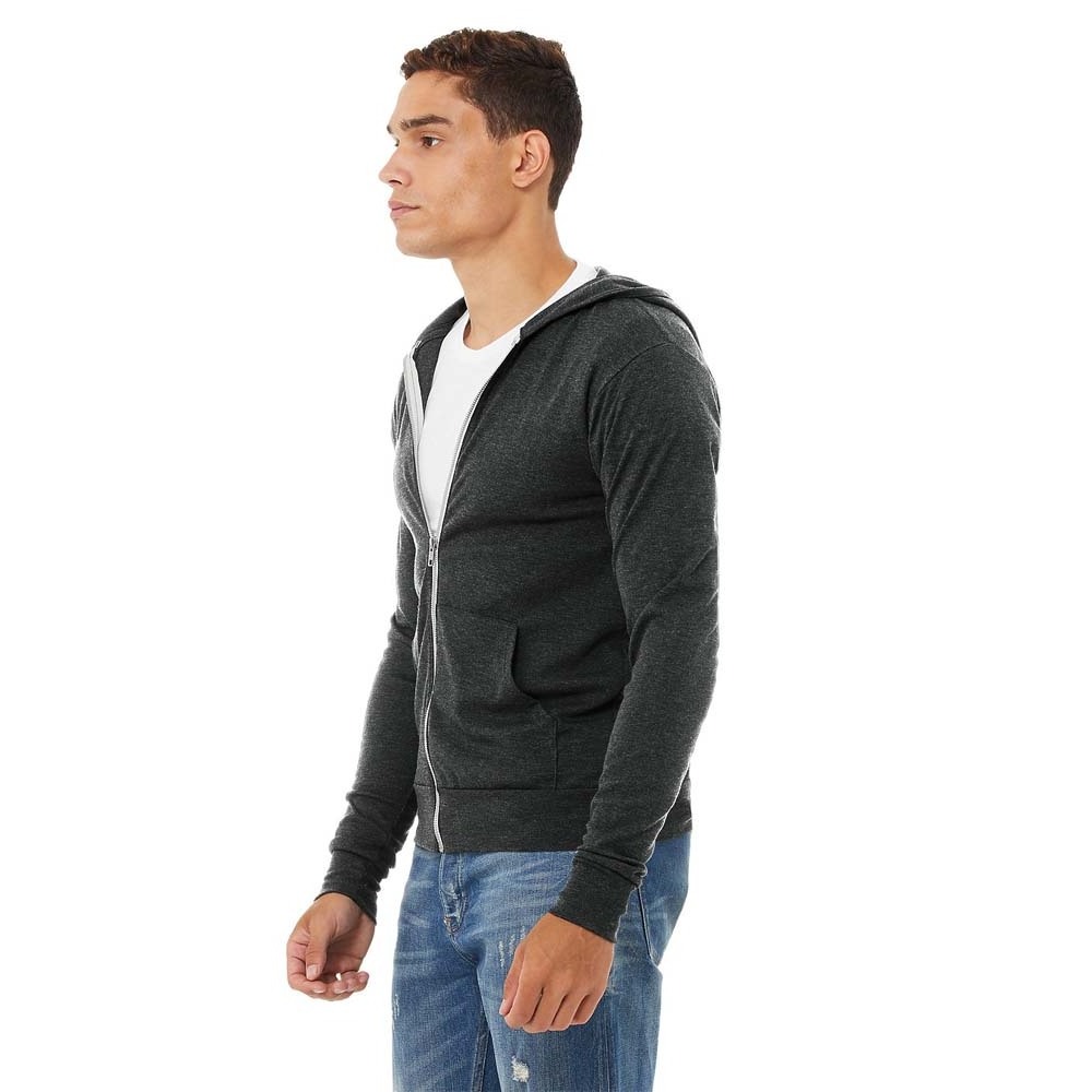 Fashion classic men's fleece hoodie lightweight unisex full zip up hooded fine jersey light weight long sleeve hoodies