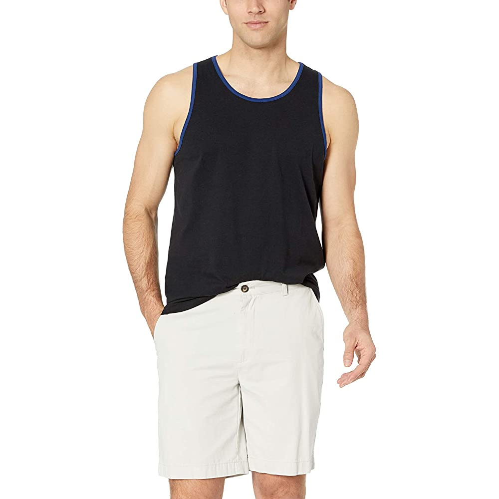 Bamboo Rayon Undershirt Men's Slimming Tank Crew Neck Tank