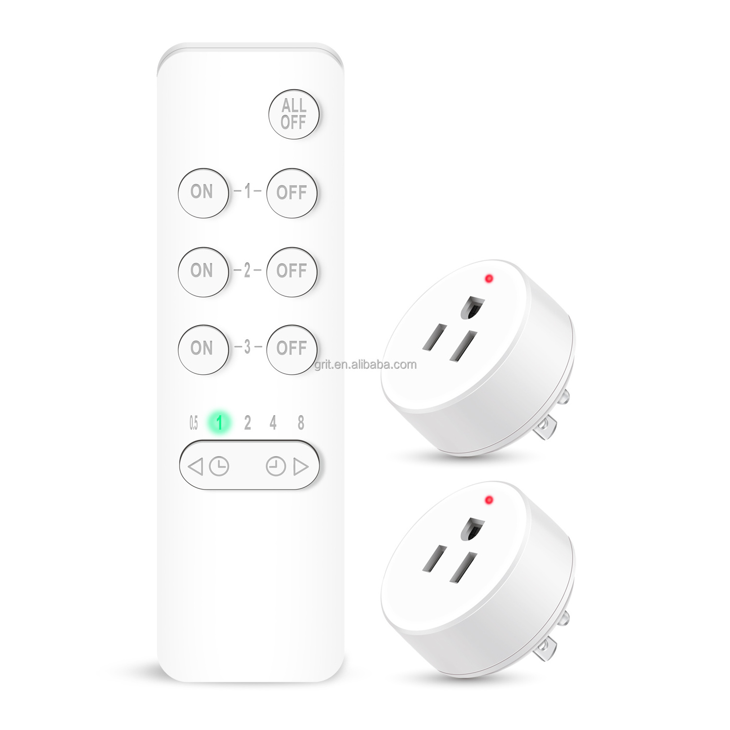 UL Certified 100FT Long Range Wireless Remote Control Outlet Plug Timer Wireless Switch Plug Household Appliances Christmas