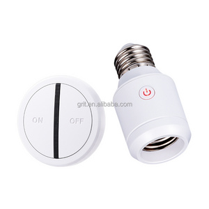 Wireless Remote Control E26 E27 Light Socket with Remote Long Range On Off Remote Controller for LED Bulbs and Light Fixtures