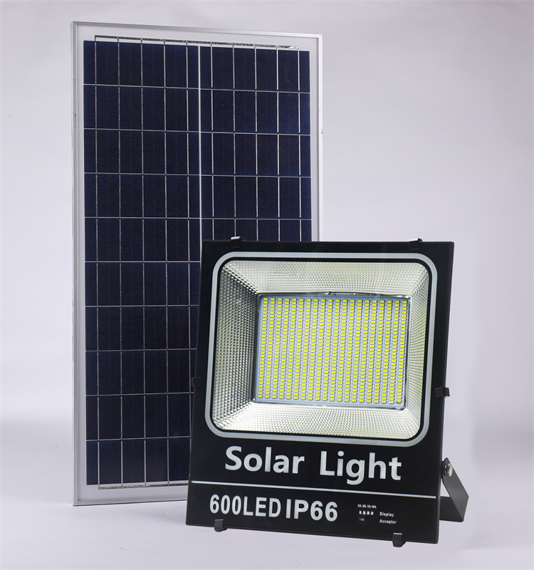 Aluminum solar spotlight outdoor IP66 solar street light remote control solar flood light for garden path