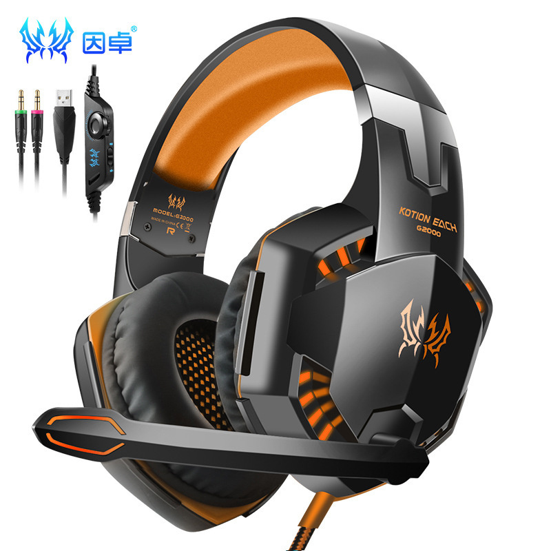 Kotion g2000 Gaming Headphone Headset Stereo Bass Over-ear Headphones