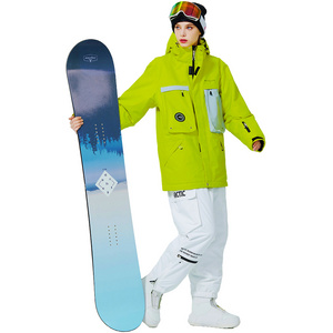 Women's Waterproof One Piece Ski Suit Snowboard-Specific Snow Jacket and Pant for Outdoor Winter Activities