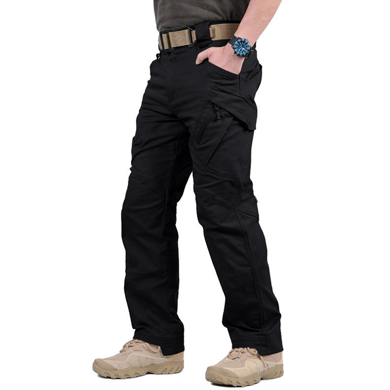 Tactical Cargo Pants Men Outdoor Waterproof Elastic Hiking Hunting Trousers Casual Multi Pocket Pants Male Work Jogger Plus Size