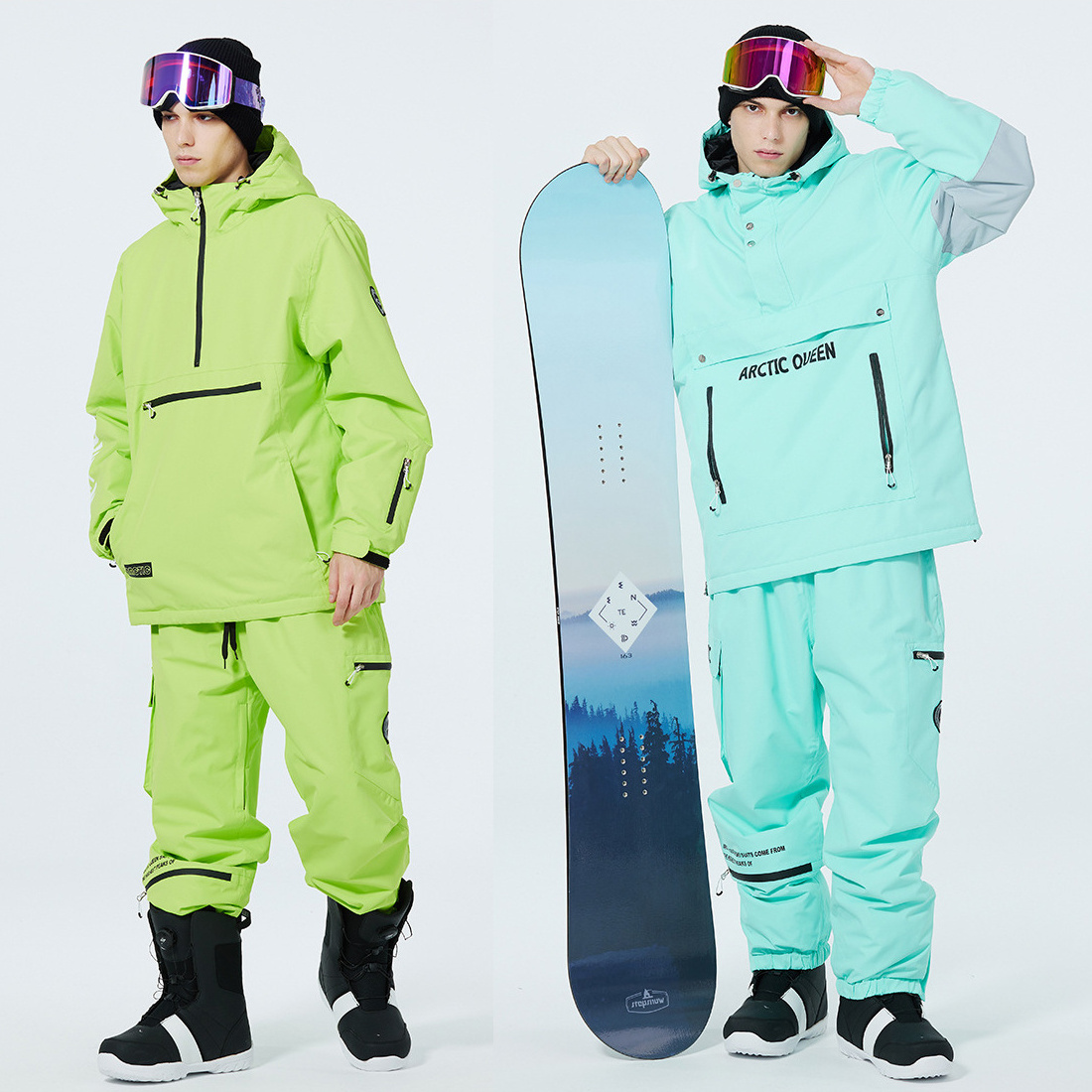 Winter Hooded Women One Piece Snow Suit Waterproof Man Ski Overalls Mountain Alpine Female Jumpsuit Sport Snowboard Tracksuits