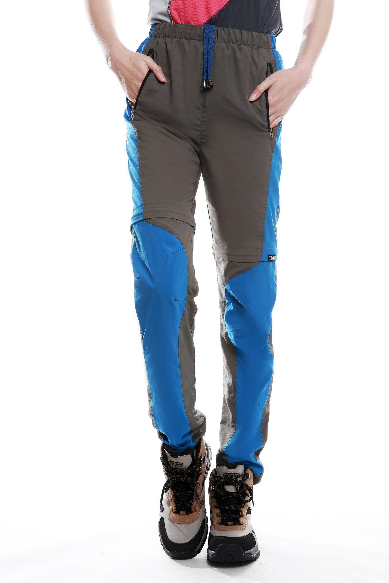 Sport stretch cargo Fishing Trekking Camping climbing trousers outdoor hiking pants ultralight men detachable pants