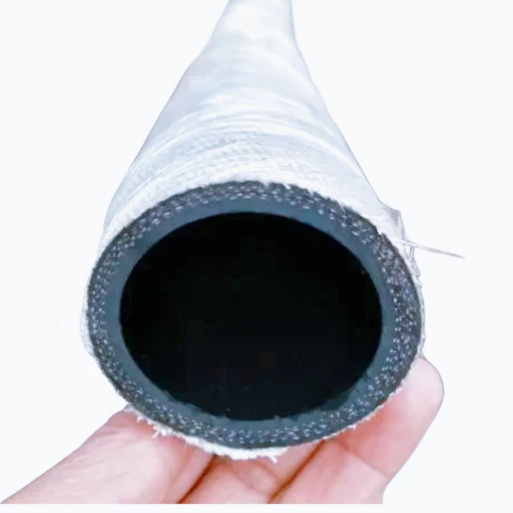 Asbestos-encased carbon-free rubber hoses fireproof hoses water-cooled cable hoses