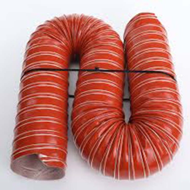 Silicone Coated Fiberglass Fabric Duct Hose pipe